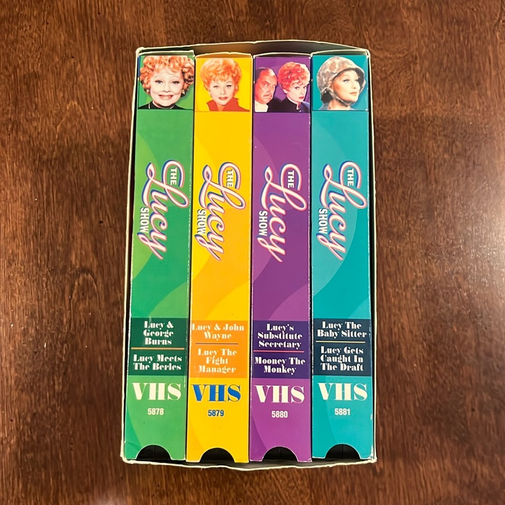 VHS Tape- The Lucy Show 4 Tape Set